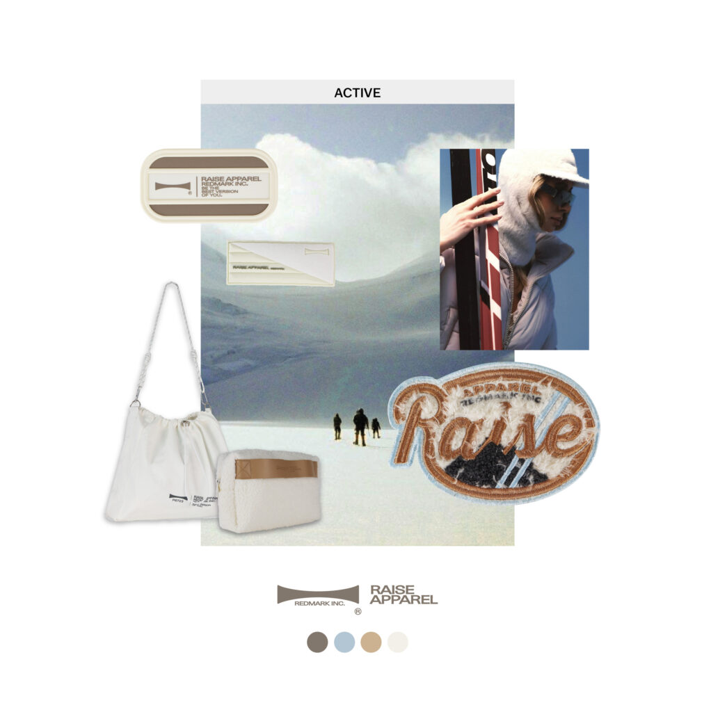 Collage raise apparel